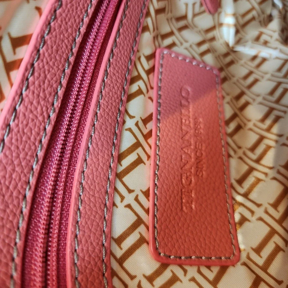 Tignanello Heritage Orange Leather Crossbody Bag RFID NEW WITH TAGS - Picture 6 of 13
